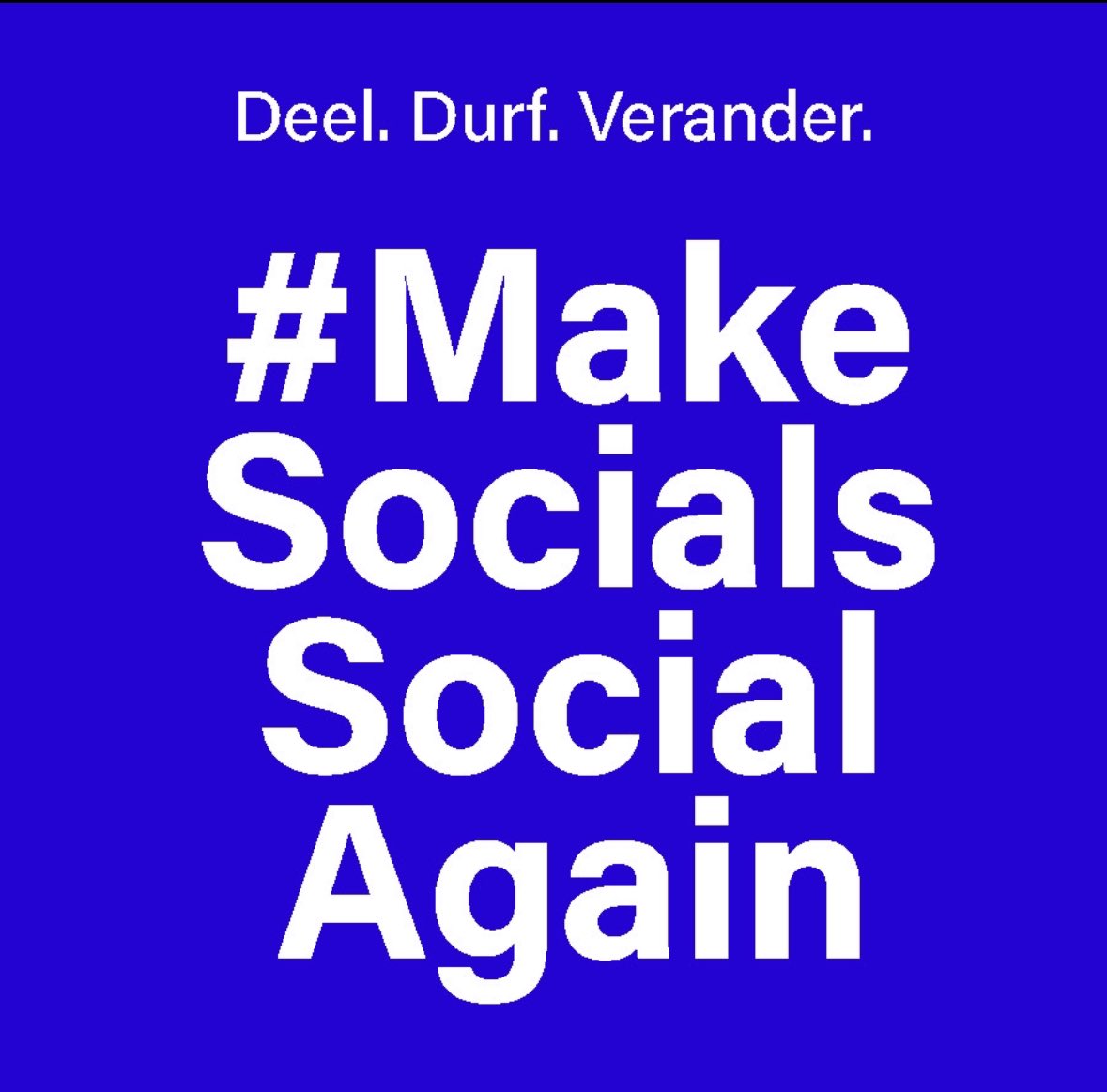 IJburgLinda's tweet photo. Ik ga verder op Blsky #makesocialssocialagain https://t.co/SvGStI6IQP