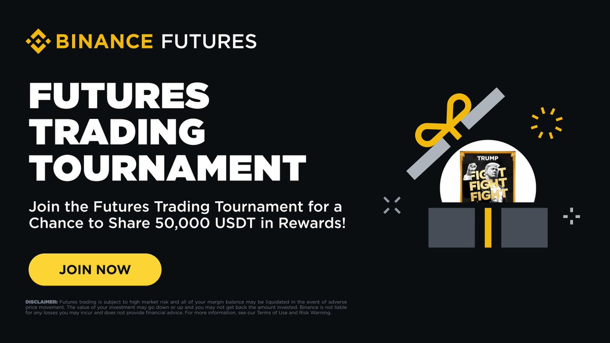 Binance Futures Trading Tournament is here! Trade the USDⓈ-M $TRUMP  Perpetual Contract and other Futures pairs for a chance to win a share of  50,000 USDT in rewards. Join now 👉 https://t.co/34Vamgwspr