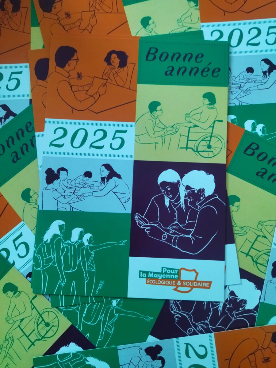 MayenneEcoSolid's tweet image. Visite de l'Imprimerie Solidaire de @SLefoulon et Christian Briand à #Martigné #mayenne 

Engagée dans l'économie sociale et solidaire, l'imprimerie intègre avec succès des travailleurs et travailleuses en situation de handicap.

Merci pour nos cartes de vœux 2025 👏