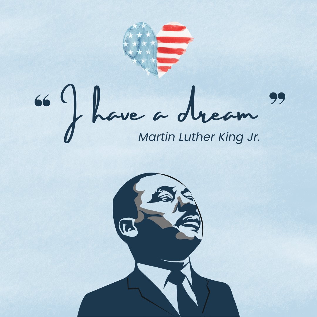 Today, we honor the legacy of Martin Luther King Jr. and his tireless pursuit of equality, justice, and peace. Let's come together to celebrate his teachings and continue the work towards a more inclusive and harmonious society.