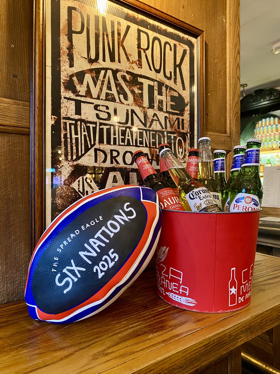 Six Nations 2025 is right around the corner! 🏉
We’ve got customisable beer buckets, smooth Guinness on draught and an amazing selection of small plates &amp; sharing platters for you and your mates! 🍻

#youngspubs #sixnations #rugby #beerbuckets