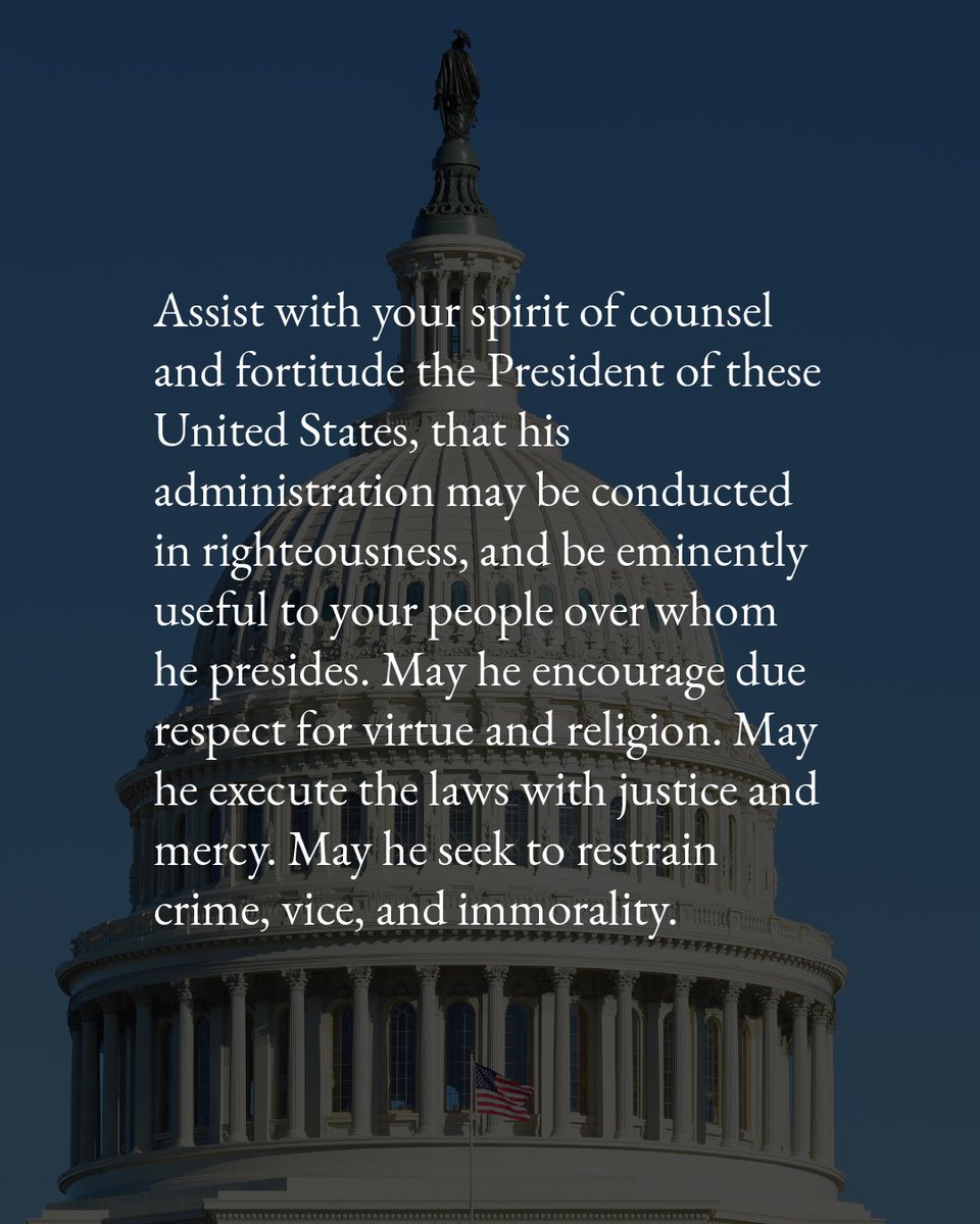 USCCB's tweet image. During significant moments in our nation's history, like the inauguration of a President, the Church joins in prayer for our civic leaders and the well-being of all. May our prayers bring peace, wisdom, and guidance.