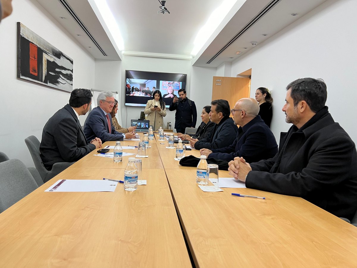 🌍🤝 Impulsando el turismo y las relaciones internacionales: En un encuentro clave, el Dr. <a href="/octaviodlatorre/">Octavio de la Torre</a> , presidente de la CONCANACO, junto a Secretarios de Turismo de México, se reunieron con Carlos Garrido, presidente de la Confederación Española de Agencias de Viaje