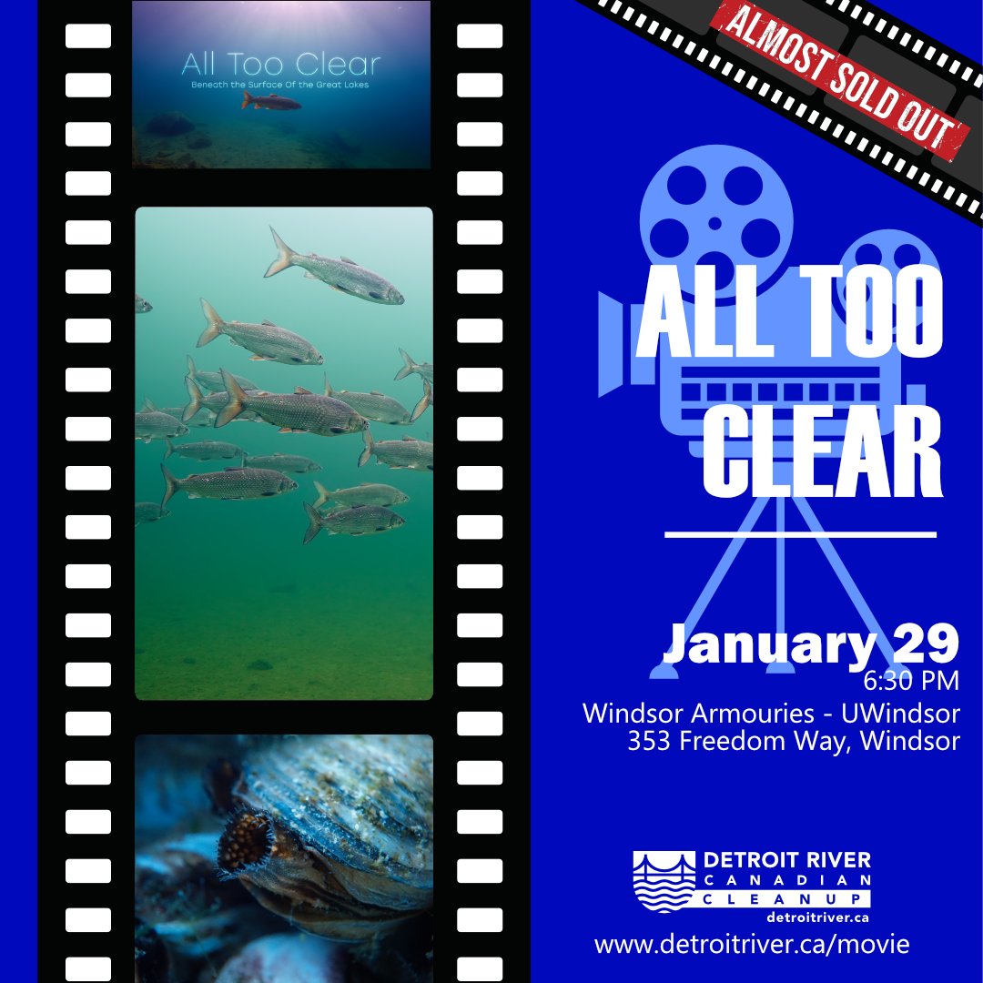 Our film screening is almost sold out! Register now at …presentsalltooclear2025.eventbrite.ca to confirm your seat! e look forward to welcoming you