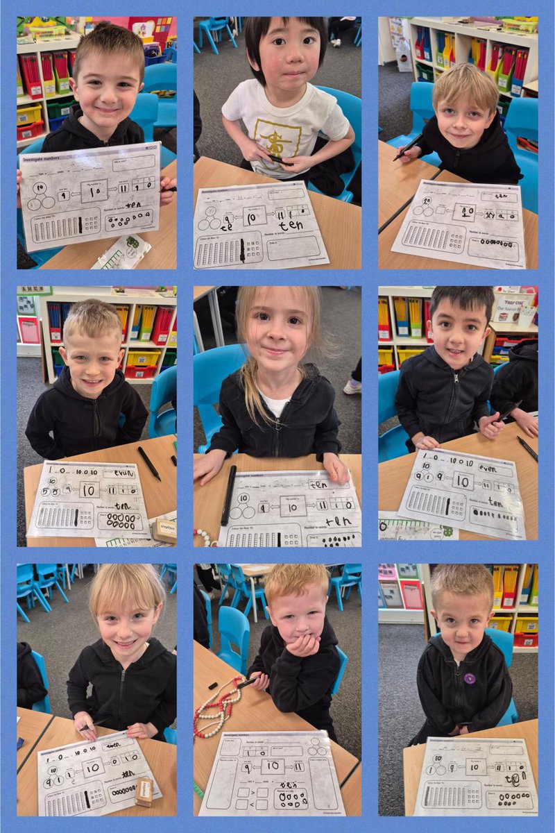 stannesstreetly's tweet image. Representing the number 10 today in Year 1. This week we will be representing numbers up to 20. #placevalue #primarystars