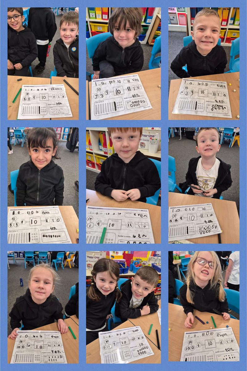 stannesstreetly's tweet image. Representing the number 10 today in Year 1. This week we will be representing numbers up to 20. #placevalue #primarystars