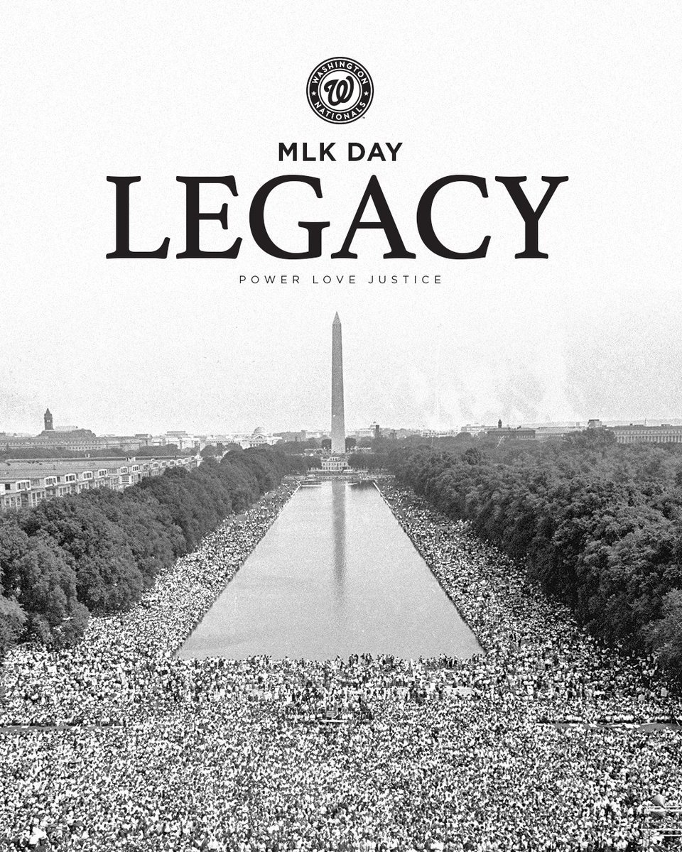 Nationals's tweet image. Dream land. #MLKDAY2025 💙