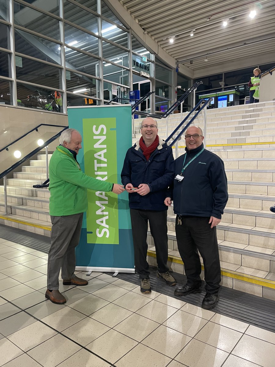 Bangor Samaritans (@bangorndsams) on Twitter photo Brew Monday brought hot tea and biscuits to commuters at Bangor train station this morning with the help of volunteers from <a href="/BangorNDSams/">Bangor Samaritans</a>. Thanks Asda, for helping to make Monday morning a bit easier for early morning workers. If you need us, we're here 24/7 <a href="/SamaritansNI/">Samaritans NI</a> Brew Monday brought hot tea and biscuits to commuters at Bangor train station this morning with the help of volunteers from <a href="/BangorNDSams/">Bangor Samaritans</a>. Thanks Asda, for helping to make Monday morning a bit easier for early morning workers. If you need us, we're here 24/7 <a href="/SamaritansNI/">Samaritans NI</a>