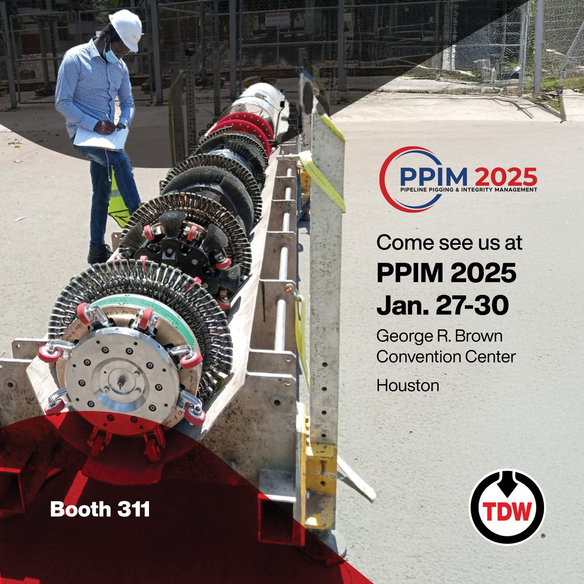 📅 PPIM is only a week away! 

If you're attending, don't miss booth 311. Come see our products up close and chat with our experts.

Learn more about our presentations and show presence here 👉 info.tdwilliamson.com/ppim-2025

#PPIM2025 #PipelineIntegrity #oilandgas