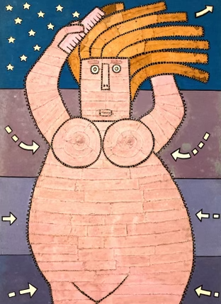 Apropos of nothing, today is a fine day to appreciate the iconic 1967 painting "Prostitute Combing Their Hair" by Cuban artist Alfredo Sosabravo.