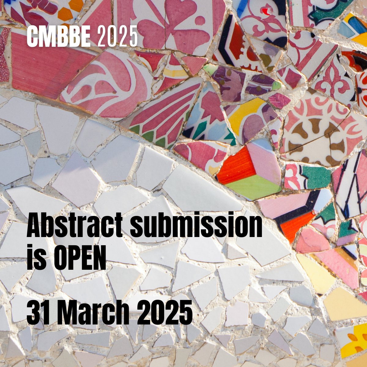 cmbbesymposium's tweet image. π Abstract Submission for #CMBBE2025 is NOW OPEN!
π’ Why submit?
β
Showcase your research to a global audience.
β
Connect with top minds in #biomechanics and #biomedicalengineering.
β
Contribute to shaping the future of computational methods.
Deadline: 31 March 2025