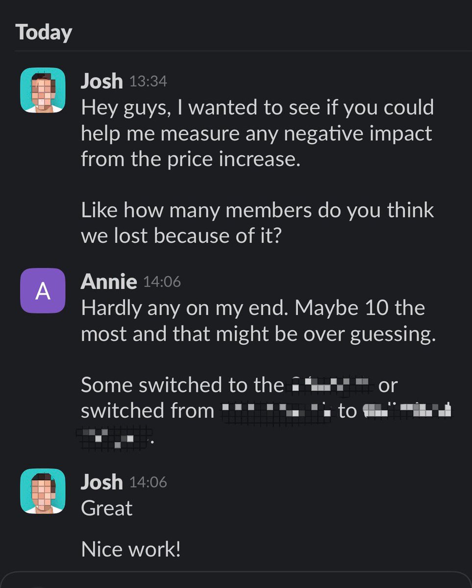 smbjosh_'s tweet image. We added $20k per month in revenue at our fitness studios. Here&apos;s how it went down:

- We had been putting off increasing prices for years because we wanted to stay the affordable brand.

- Of course during that time our costs have gone up quite a bit.

- The majority of our…