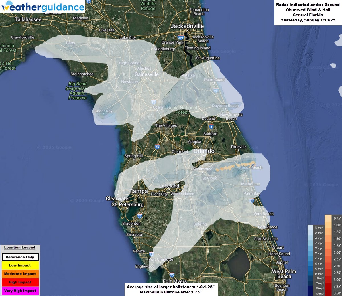StormIntel's tweet photo. Damaging winds and large hail caused damage in North-Central FL yesterday as several lines of strong to severe thunderstorms moved through the region.

See exactly where w/street level detail, rooftop zoom &amp; more https://t.co/IlXL2dTU3t https://t.co/AZsvsRtpp3