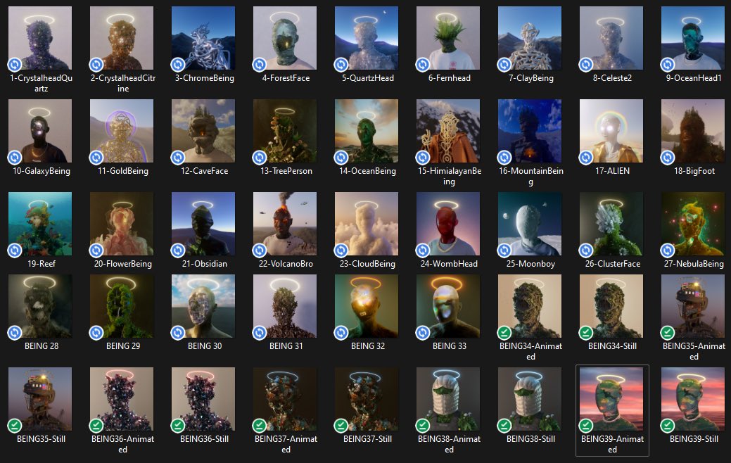 NateGio's tweet photo. all the art I've ever minted on solana in one picture https://t.co/FVjk88bbeP