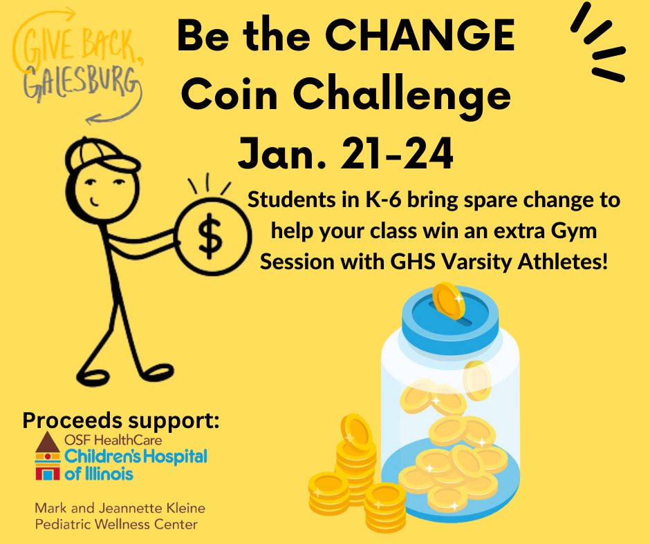 GiveBackGburg's tweet photo. District 205 K-6 kiddos, start gathering spare change! https://t.co/4qZqlitbNJ