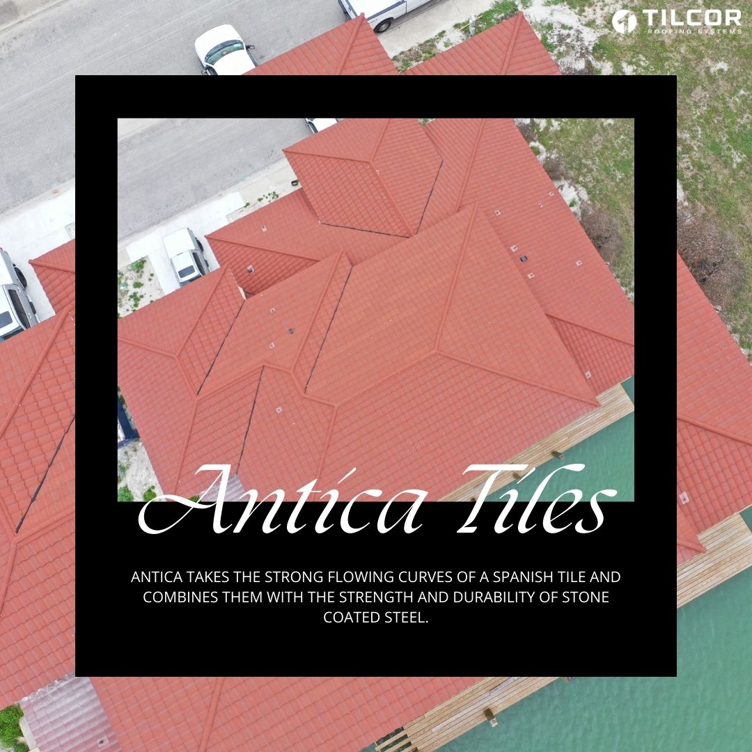 Tilcor_Roofing's tweet photo. Antica Tiles: where Spanish-inspired curves meet the unbeatable strength of stone-coated steel. Combining timeless Mediterranean design with modern durability, these tiles offer a roof that’s as graceful as it is resilient. 

https://t.co/NwbxfmzkmW https://t.co/HMRXKVriGr