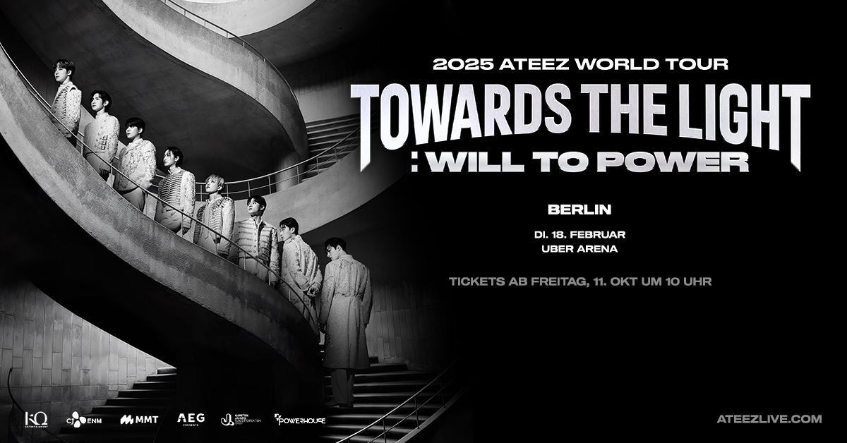 TokkiShopDE's tweet photo. LIMITIERTE LOGENTICKETS für das Konzert von ATEEZ in der Uber Arena in Berlin am 18. und 19.02.2025 von TOKKI-SHOP!

Weitere Infos unter: https://t.co/d4huafTe1B https://t.co/zPX5pcYKxJ