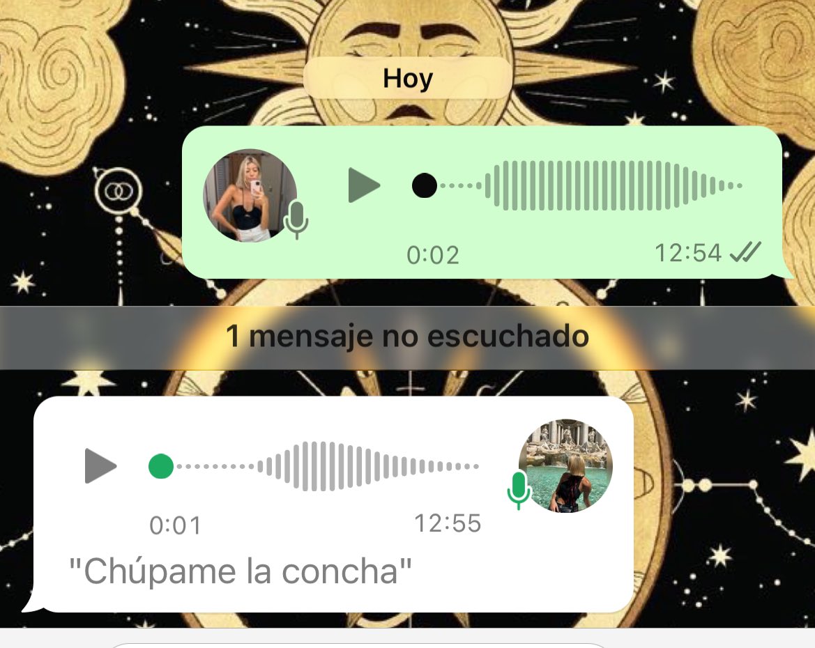 Aver que me mandó mi hermana