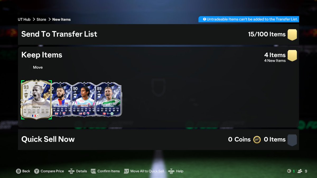 RyanFunkystuff's tweet photo. @NepentheZ Out of the Summer of Football pack. Pretty mad. https://t.co/YHKTaB30Sb