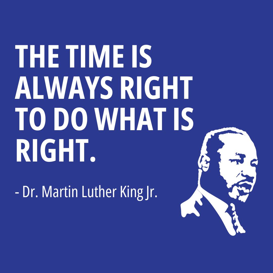 Today, we celebrate the powerful legacy of Dr. Martin Luther King Jr. His commitment to justice, equality, and peace continues to inspire change and remind us that we all have a role in shaping a better world. 

#MLKDay #EqualityForAll #MLKLegacy #Inspiration #PeaceAndJustice