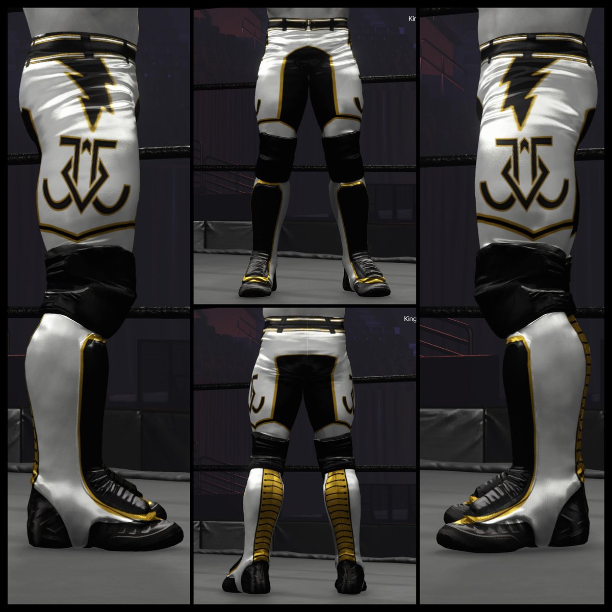 Commission inspired by a mix of Seth Rollins attires and Storm from Xmen #WWE2K24