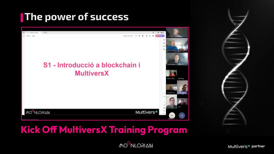 moonlorian's tweet image. Hem iniciat la primera sessió del programa de formació @MultiversX, amb la col·laboració de @universitatURV i @dca_cat #Blockchain, amb 20 participants i 10 inscrits a la reserva de la següent edició!