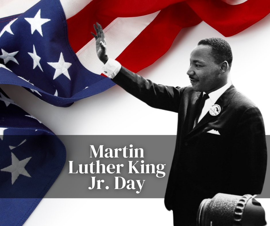 Today we celebrate and remember Martin Luther King Jr. 💪 

#MLKJR | #MLKday | #MartinLutherKingJr | #CivilRights