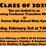 Photo by Fenton High School (@Fenton_HS)