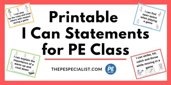 thepespecialist's tweet photo. Printable I Can Statements for PE Class - Get Focused and Give Clarity in your PE Lessons https://t.co/X7GgJ77zkz #pe #physed #peteacher #iteachpe #physicaleducation #elempe #pegeek #icanstatements #physedhacks https://t.co/wK2icmgTGZ