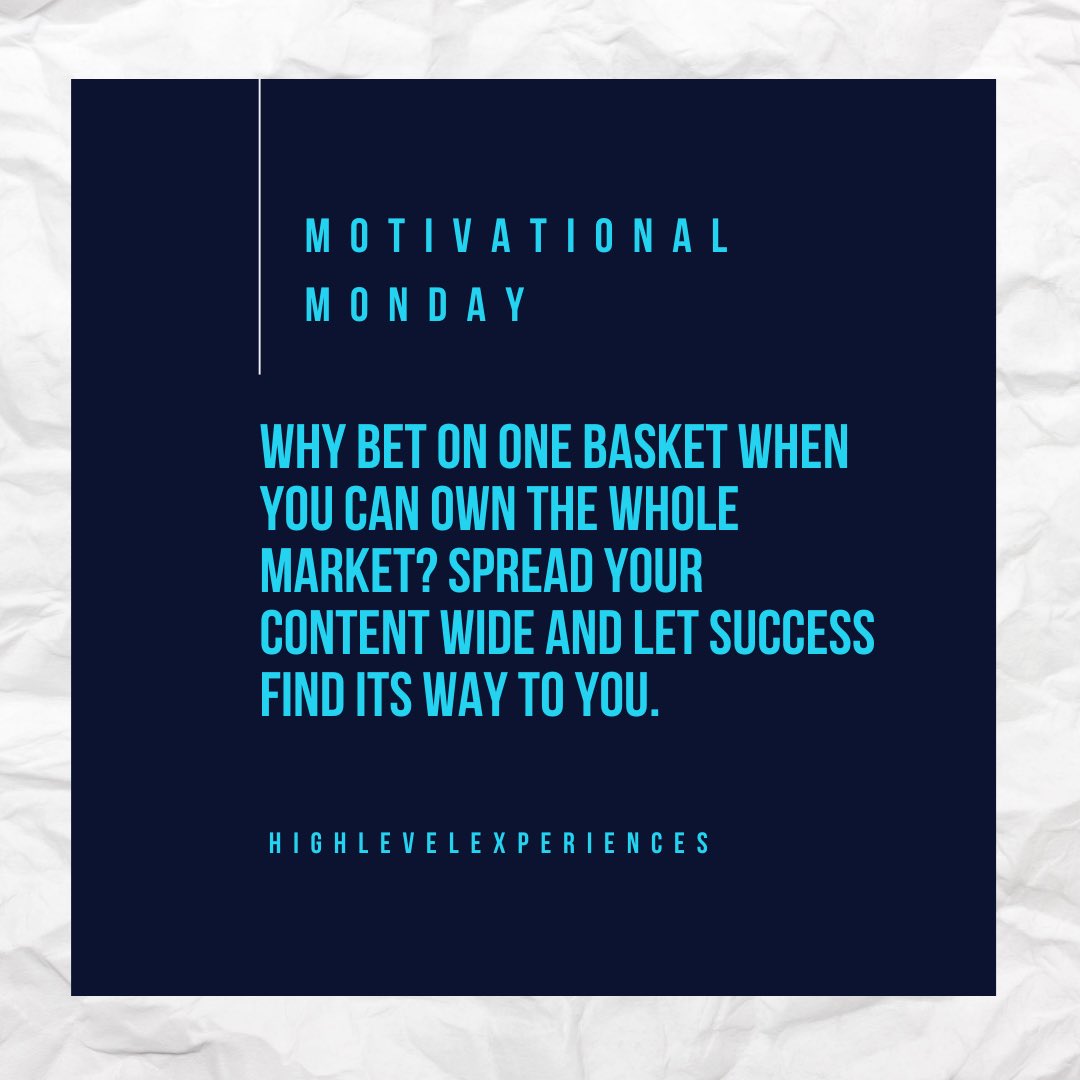 Success is all about strategy. Spread your content far and wide to reach its full potential! 🥇🙌🏼