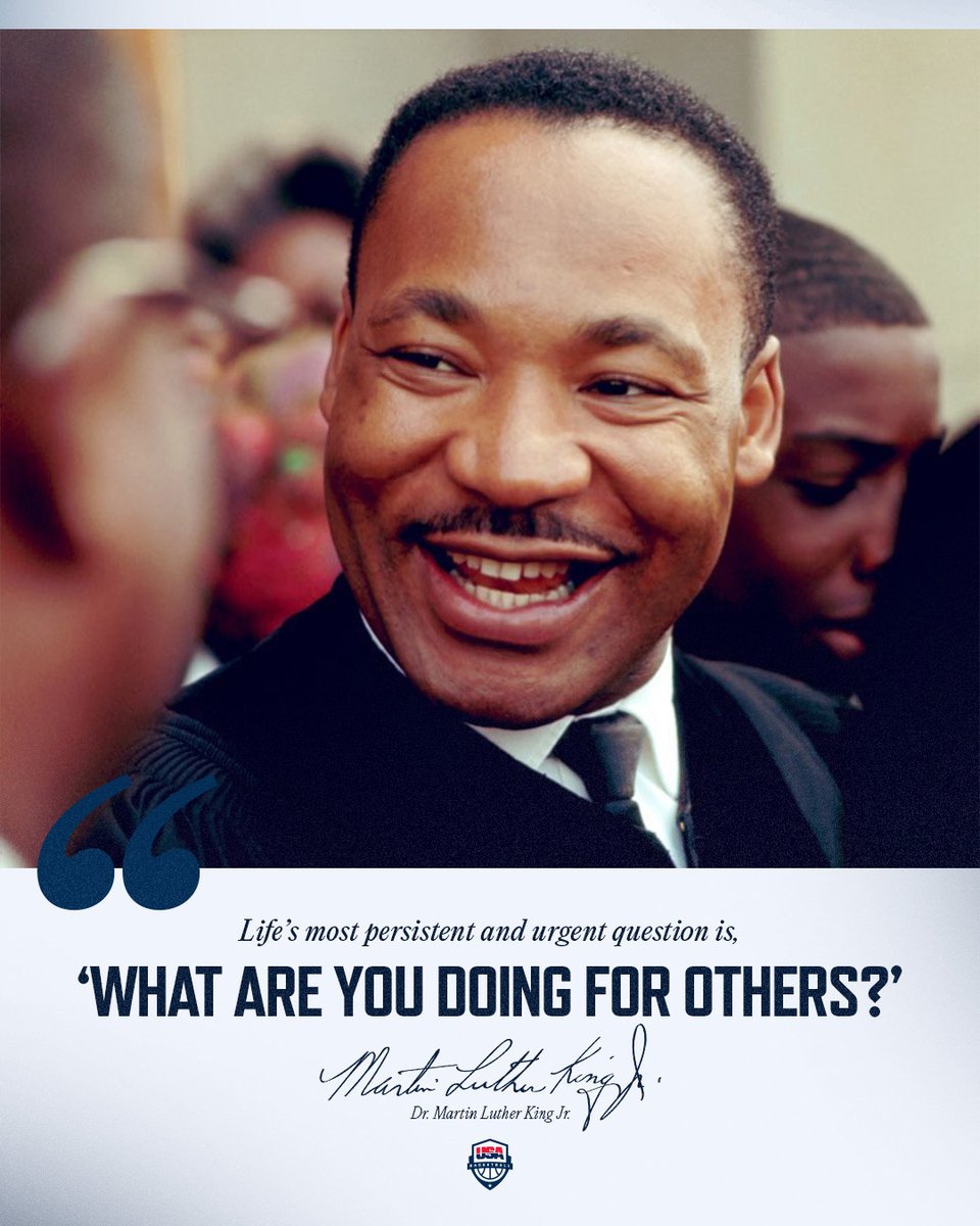 usabasketball's tweet image. We celebrate Dr. Martin Luther King Jr's pursuit of justice &amp;amp; honor his legacy. Thank you, Dr. King. #MLKDay