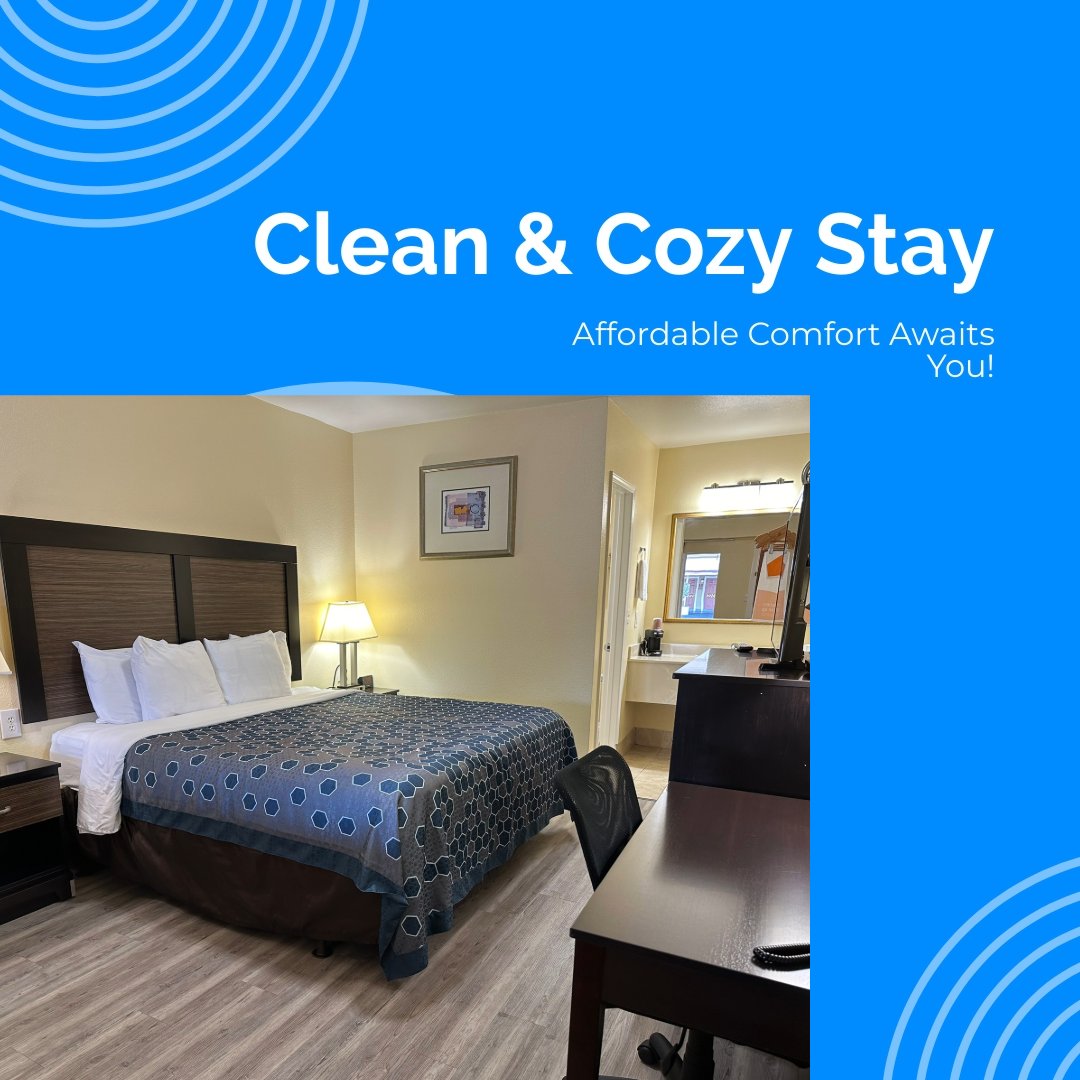 RodewayOR189's tweet image. Stay with us at Rodeway Inn Medford for affordable rates and a welcoming atmosphere! 
✔️ Right on Highway 99 in the heart of South Medford
✔️ Minutes from I-5 and the airport 
✔️ Surrounded by great nearby restaurants 
🏠 All Rooms on the Ground Floor
Call us at 📞 541-776-9194