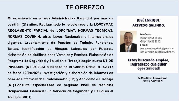 jeagemaca's tweet photo. Te ofrezco mis servicios https://t.co/6Y5Bf9cmF3