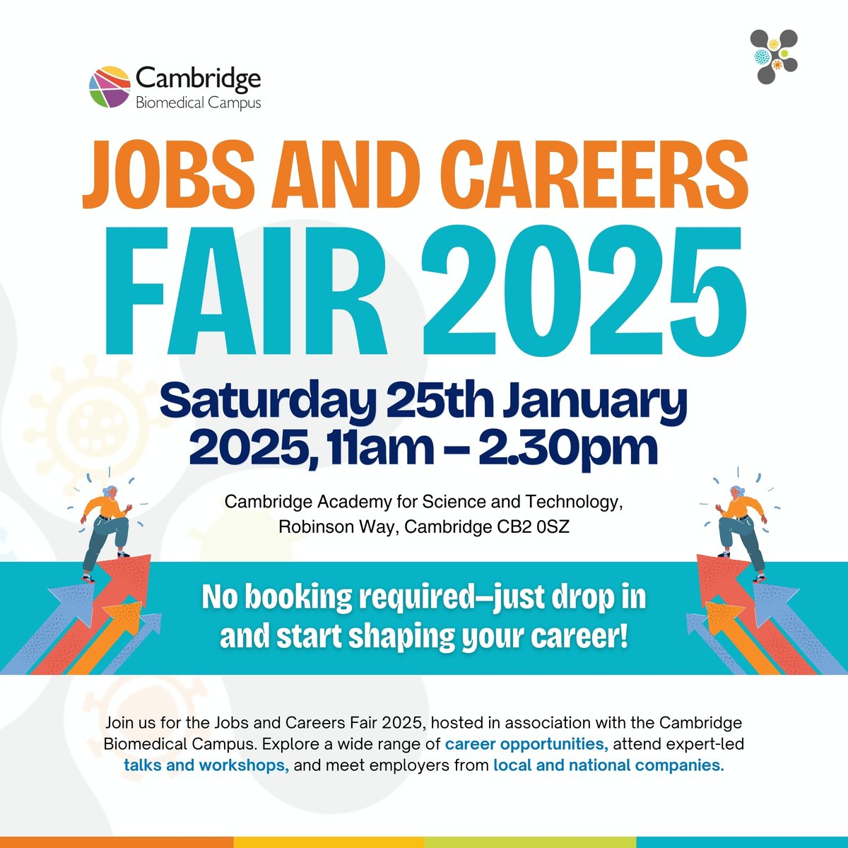 CAST_Education's tweet photo. 🎉 CAST is proud to host the CBC Jobs and Careers Fair 2025! 🌟 No need to book—just drop by to meet top employers, explore opportunities, and take the next step toward your future. 

🚀 Visit the link in for more info- https://t.co/d2AYh6QMgo https://t.co/9u5rpZhsKk