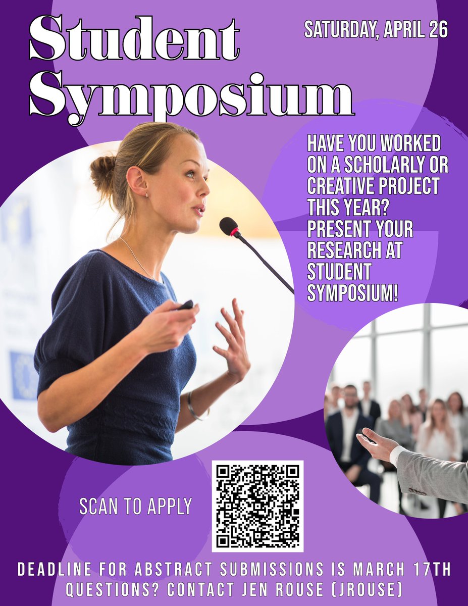 DLAatCornell's tweet photo. Want to share your research or creative project with the campus community? Student Symposium is an opportunity to do just that! All Cornell students are welcome to apply! Submissions are due March 17th. #CornellCollege #DigitalLiberalArts #ColeLibrary #research #StudentSymposium https://t.co/I8zGhqFd74