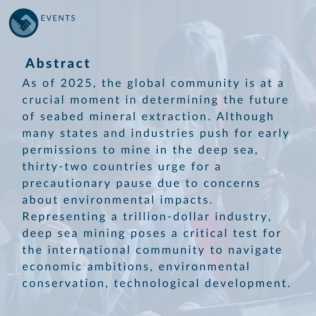 🌊Apply Now: Global Negotiation Conference 2025 🌊

Join us in Zurich (7-11 July 2025) for 5 days of workshops, expert talks, &amp; a simulation. How do we balance economic, environmental, and technological interests?
📝 Apply as a team of 2-3 or individually: bit.ly/gnc_conference