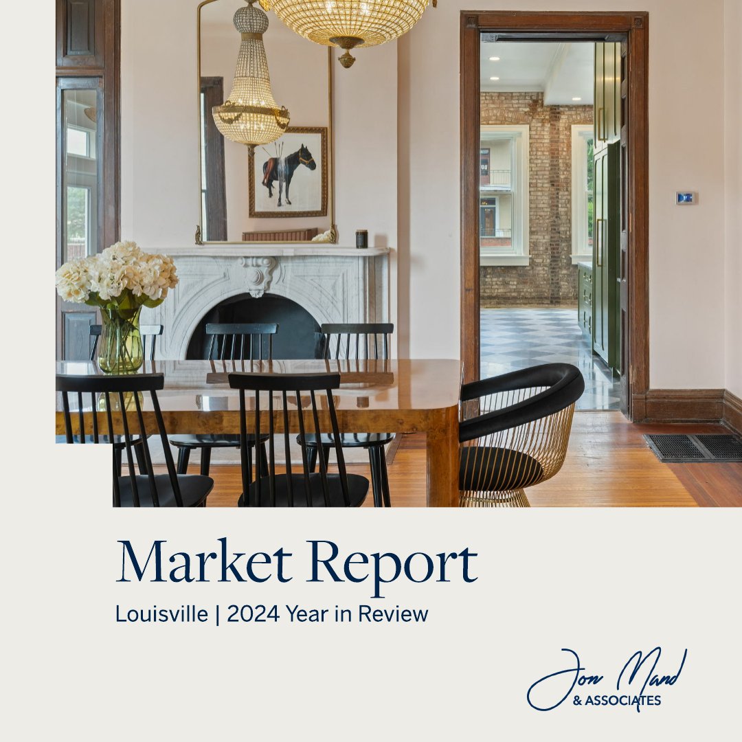 JonMandRealtor's tweet photo. Take a peek 👀 at Louisville’s 2024 real estate trends—from rising demand to strong luxury sales. Get the full story in our new market report available at https://t.co/bJ0yjCjlSc! https://t.co/mnXKUcfbEp