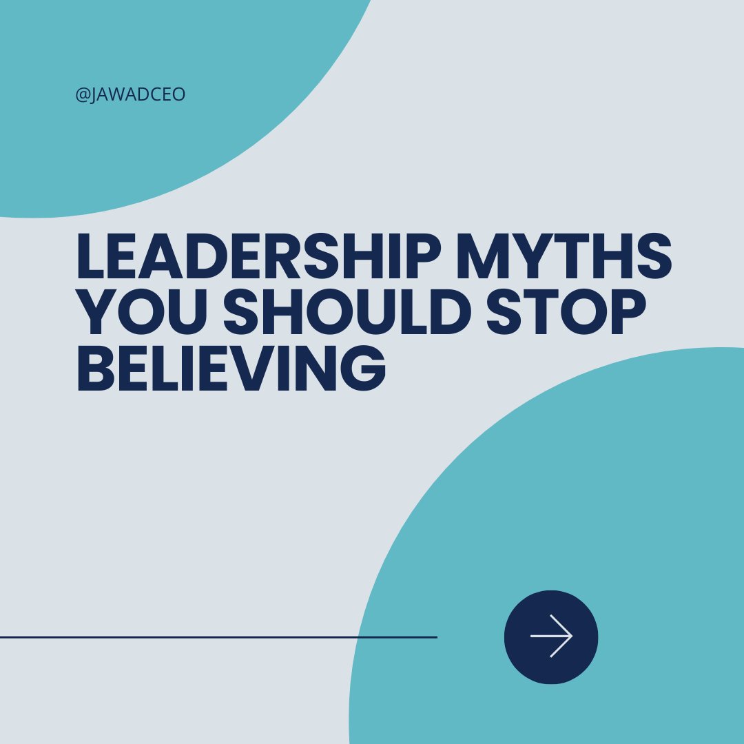jawadceo's tweet image. Leadership isn’t about perfection; it’s about growth, collaboration, and action. 💡 
Which myth do you want to leave behind? 
#leadershipmyths #educationalpost 

Comment below which myth you’ve struggled with and how you’re working past it!