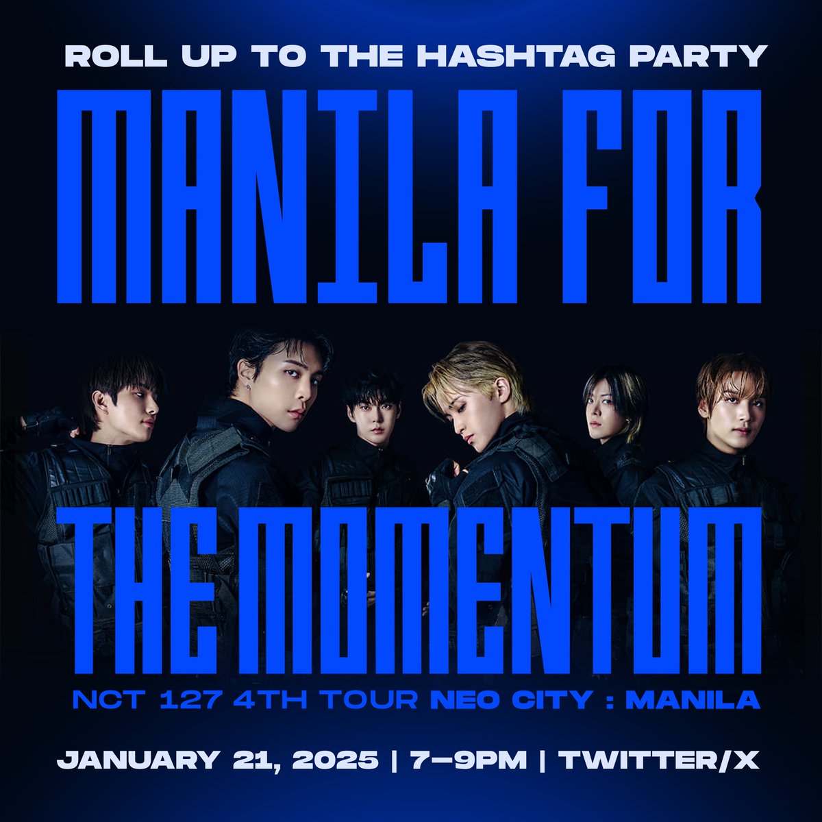 any127things's tweet photo. Manila, this is your moment.

On this day, a year ago, we had the best night with NCT 127 for The Unity. Today, for The Momentum, we see no Manila stop in sight.

Make your loud voices heard! Roll up to our hashtag party to call for #NEOCITY_MANILA_THEMOMENTUM today, from 7– 9PM. https://t.co/7UiIHHRDqG