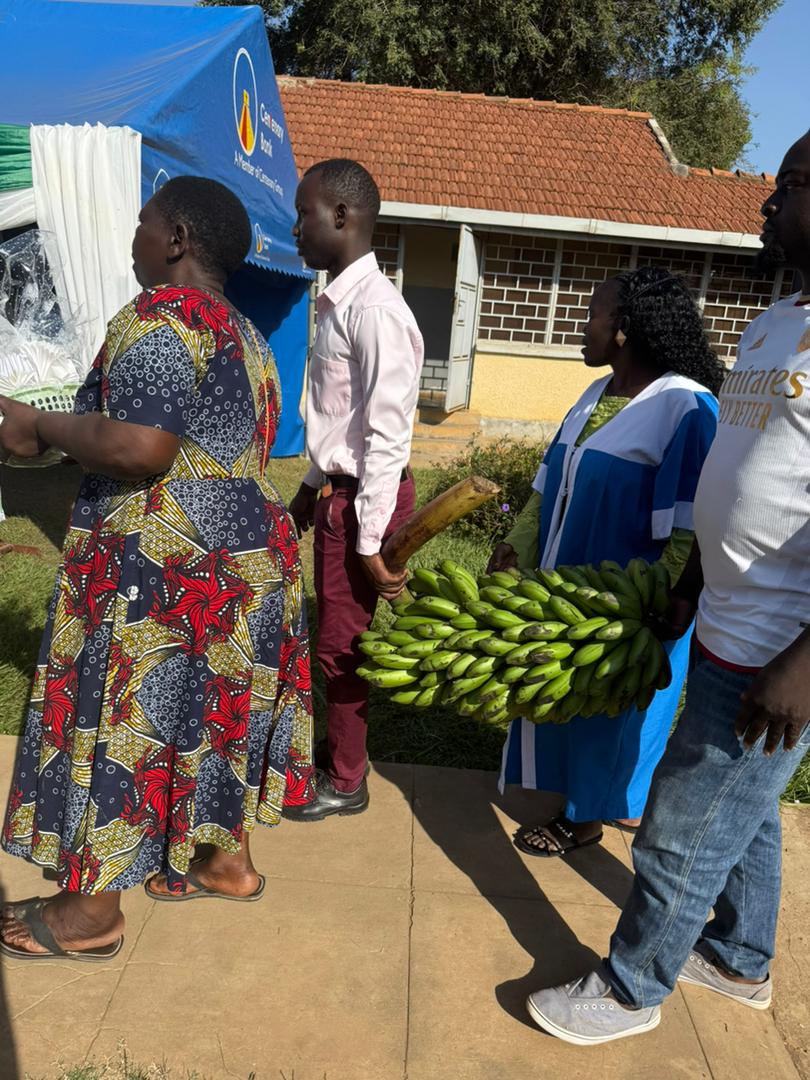 During the New year's Thanksgiving and blessing Holy mass at Soroti RRH today.

"Give thanks to the Lord, call on His name. Make known His deeds among the peoples...His name be exalted ...for He has done glorious things." Isaiah 12:4-5