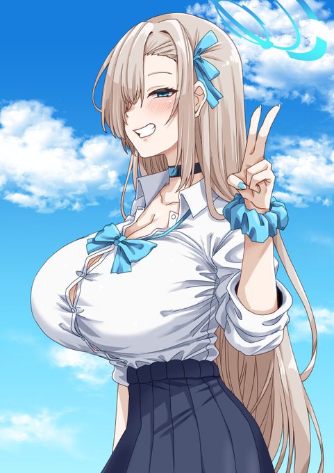 制服アスナ#ブルアカ 