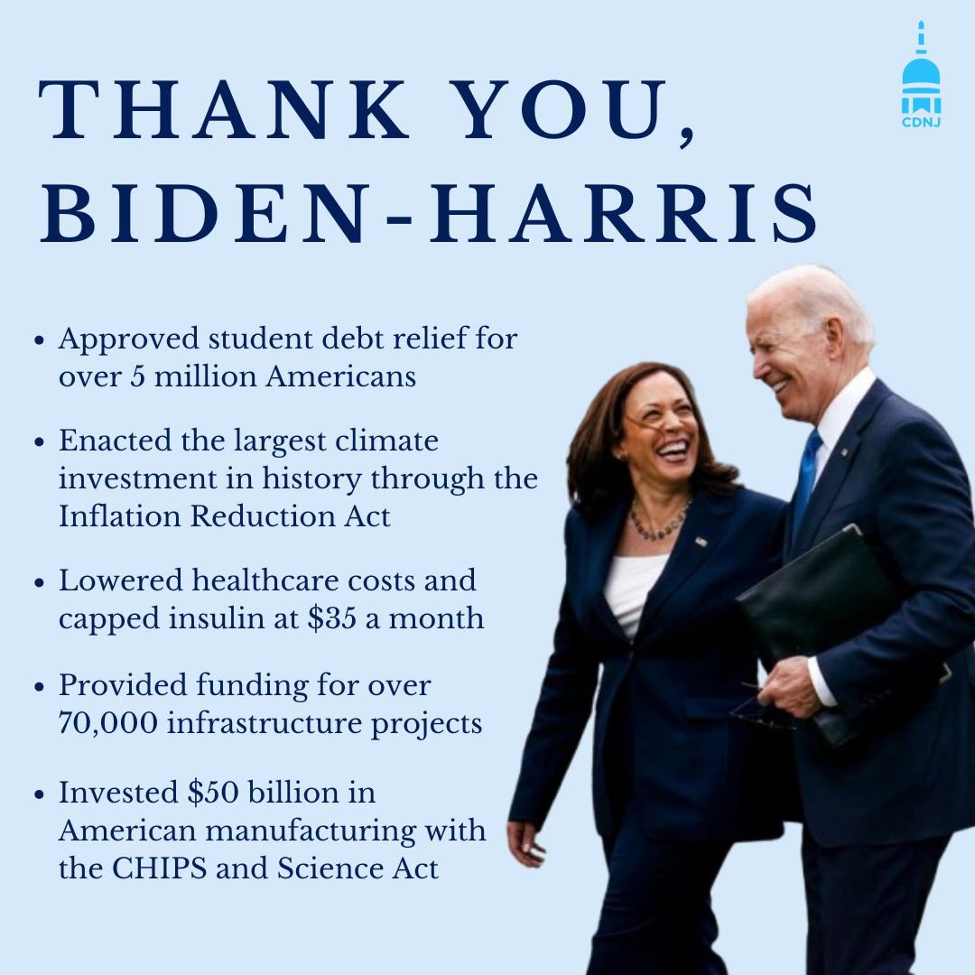 Thank you to the Biden-Harris administration 💙