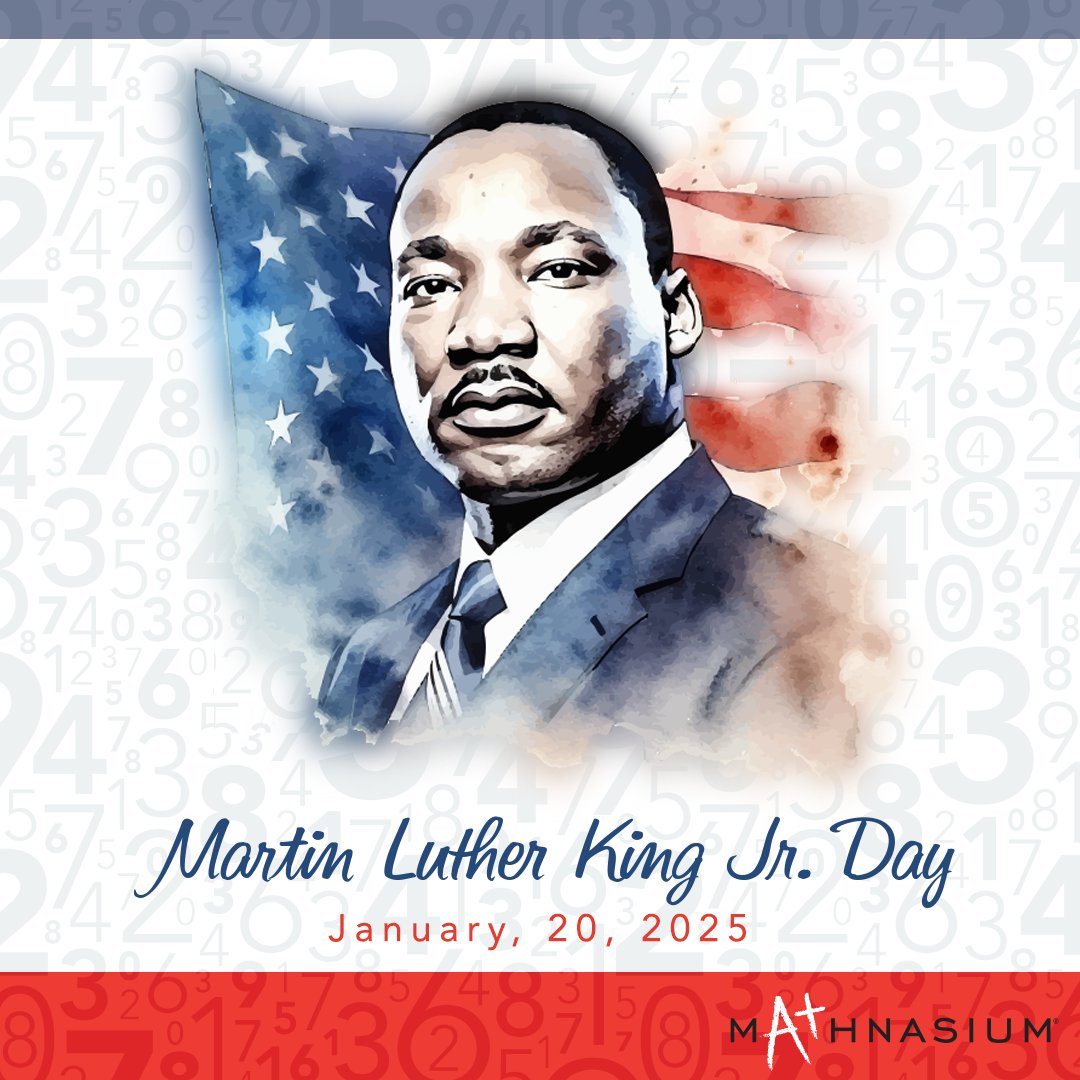 mathnasium_frtx's tweet image. Join us today in honoring Martin Luther King Jr.'s legacy of education and empowerment. 🌟 #Mathnasium #InspireChange #MartinLutherKingDay
