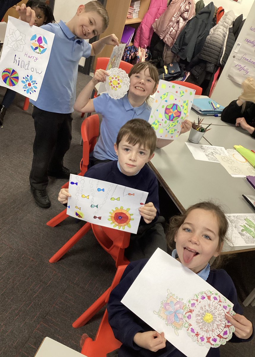 Mr Tyrrell (@mrt_inspire) on Twitter photo 😍⭐️ Year 3 had a wonderful time learning about Hinduism today. We listened to a fantastic guest speaker and researched gods, goddesses and Diwali. Here are our Rangoli artworks-in-progress… More photos of finished work to follow tomorrow! ⭐️😍
<a href="/_InspireRE/">Inspire RE</a> <a href="/Inspire_Art7/">Inspire Art</a> 😍⭐️ Year 3 had a wonderful time learning about Hinduism today. We listened to a fantastic guest speaker and researched gods, goddesses and Diwali. Here are our Rangoli artworks-in-progress… More photos of finished work to follow tomorrow! ⭐️😍
<a href="/_InspireRE/">Inspire RE</a> <a href="/Inspire_Art7/">Inspire Art</a>