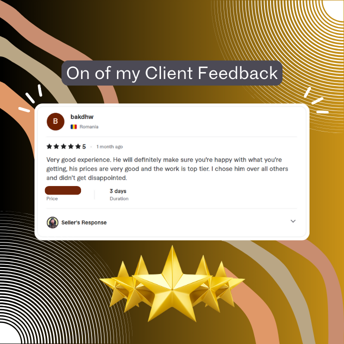 Client Satisfaction is Mandatory.☺️
DM me for Edit your Video :)
.
.
#VideoEditing #satisfation #Review