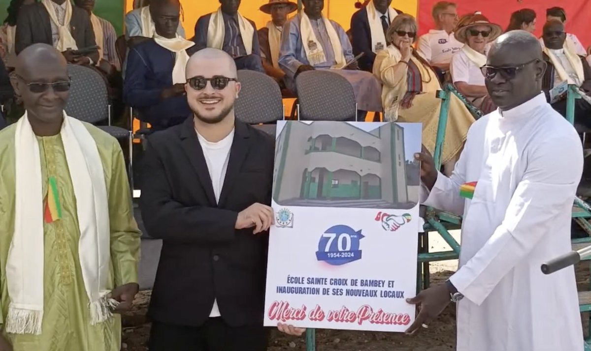 🇨🇭🌍 L’Ambassade de Suisse au Sénégal a célébré l'inauguration d’un nouveau bâtiment de l’école Sainte-Croix de Bambey et ses 70 ans !
Merci aux ONG suisses Hand für Afrika et Kinder im Not, ainsi qu'à <a href="/partnersgroup/">Partners Group</a> pour leur soutien à l’éducation.