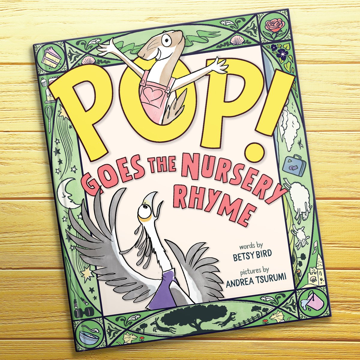 In this laugh-out-loud spin on a classic nursery rhyme collection, a feisty weasel continuously interrupts the narrator’s carefully prepared recitation—adding exuberant mischief to the timeless rhymes we all know and love. Out 3/18/2025! bit.ly/40ovOme