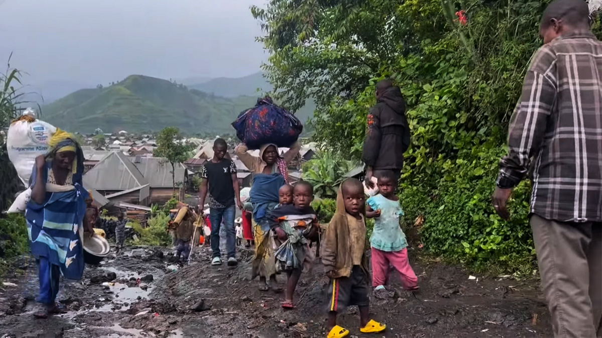 Infocongo's tweet photo. Consultez « Nouveaux affrontements entre FARDC et M23 à Sake : la population civile prise au piège » sur le site web de Infocongo https://t.co/CeAkuQeUgI https://t.co/bKhQBBtwp3