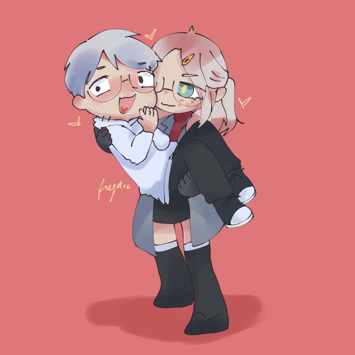 regalrka's tweet image. Mimi and Reyrey!

#incharacter #originalcharacter #rkgk