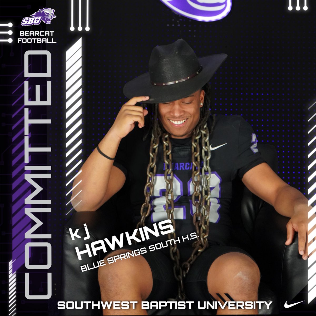 KJ_2316's tweet photo. Blessed to announce my Commitment to @SBU_Football I thank everybody that has helped me with this #AGTG @CoachM_Dunn @Coach_BGordon 
@OJsimpso32 @CoachWilmes25 https://t.co/7ddCLgTaAd